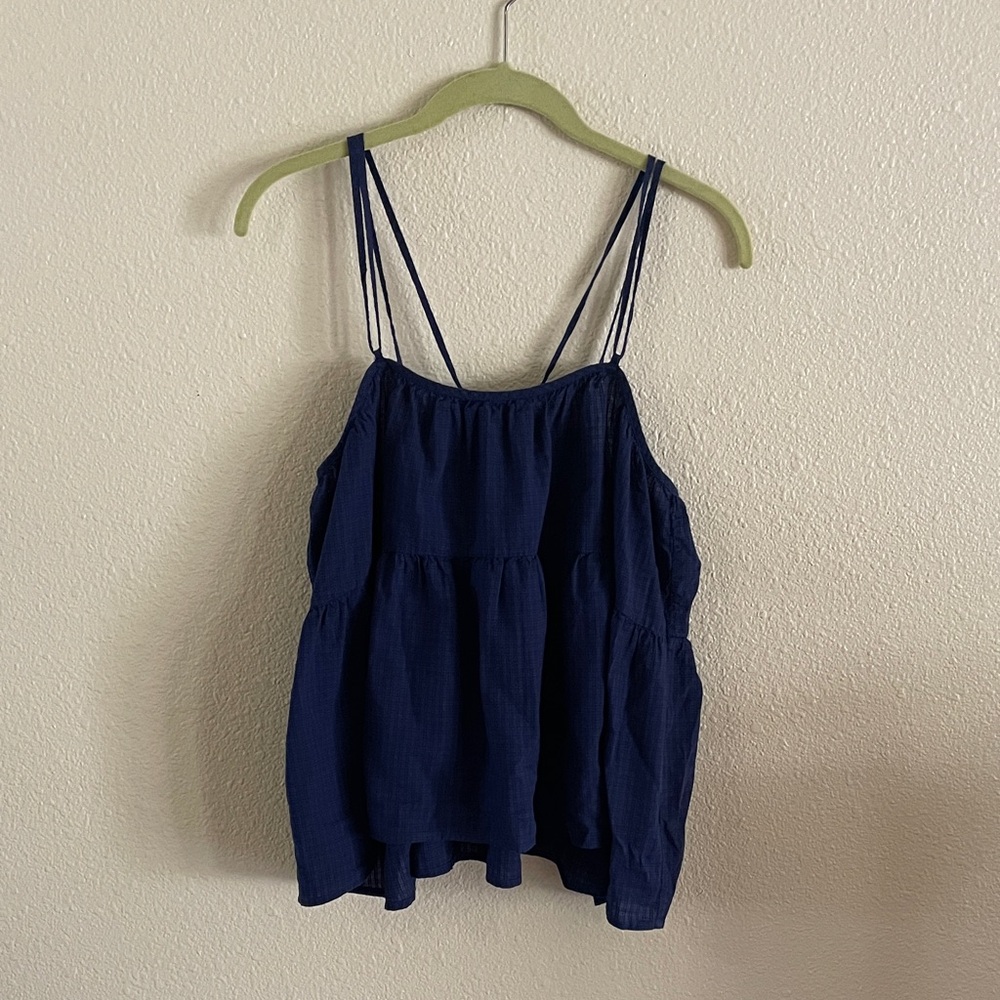Everlane Deep Blue Camisole Top